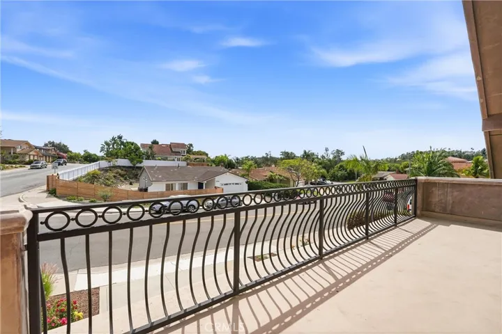 Balcony in facing the front of the house, Look at this vew too!