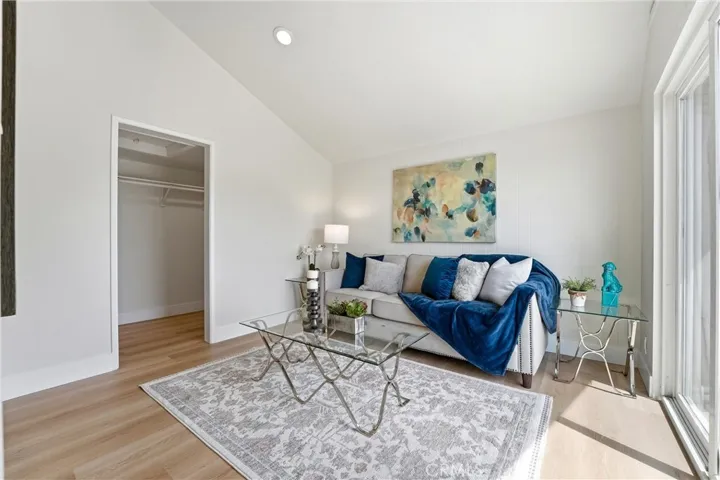 2nd bedroom retreat with walk-in closet and access to the balcony.