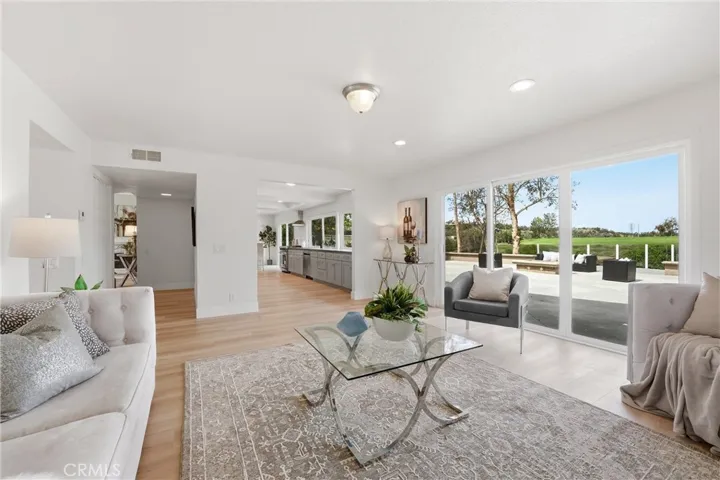 Family room and Kitchen