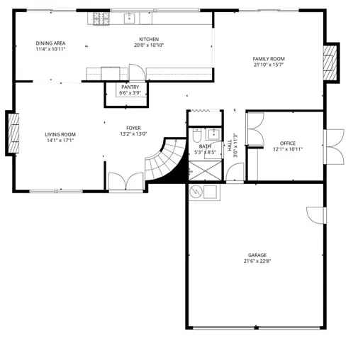 Lower Level Floor plan