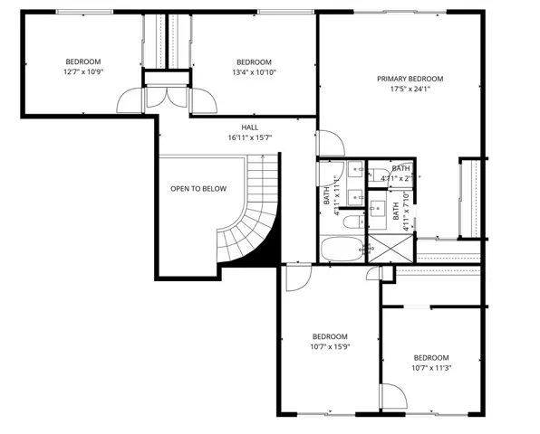 Upper Level Floor plan