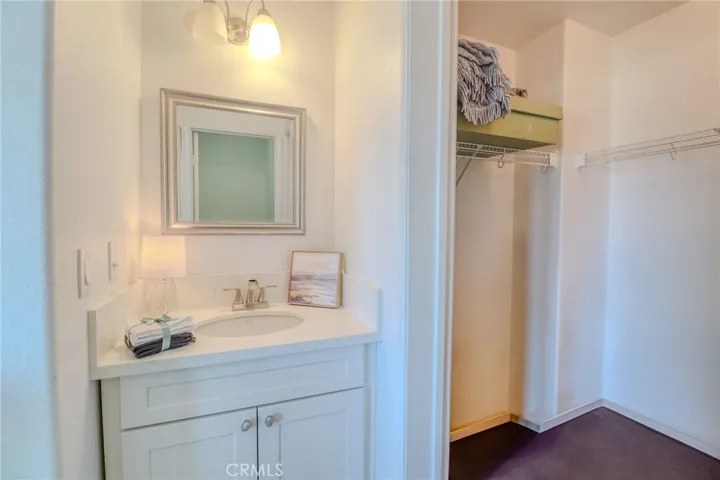 Bedroom Three with Own Sink and Walk in Closet