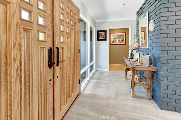 Stately double-door entry and foyer.