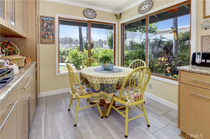 Sunny Breakfast Nook Off Kitchen