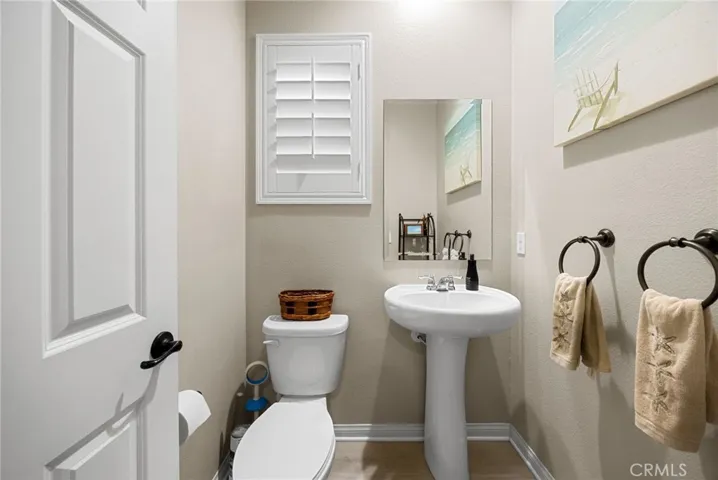 Main floor half bathroom