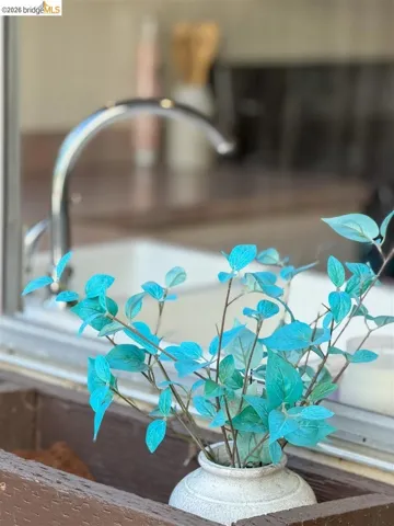 Detailed view of a sink