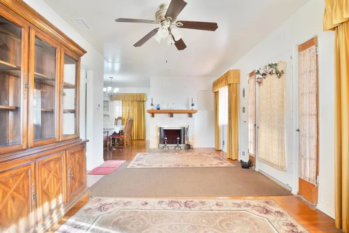 Living room with lots of natural light