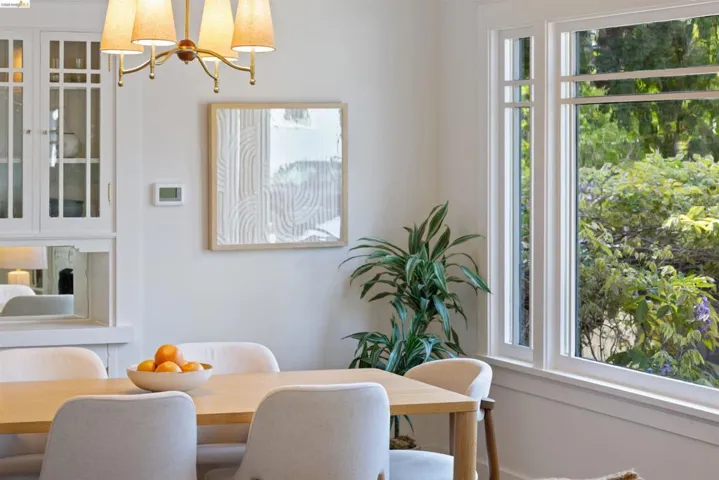 Dining room featuring a chandelier
