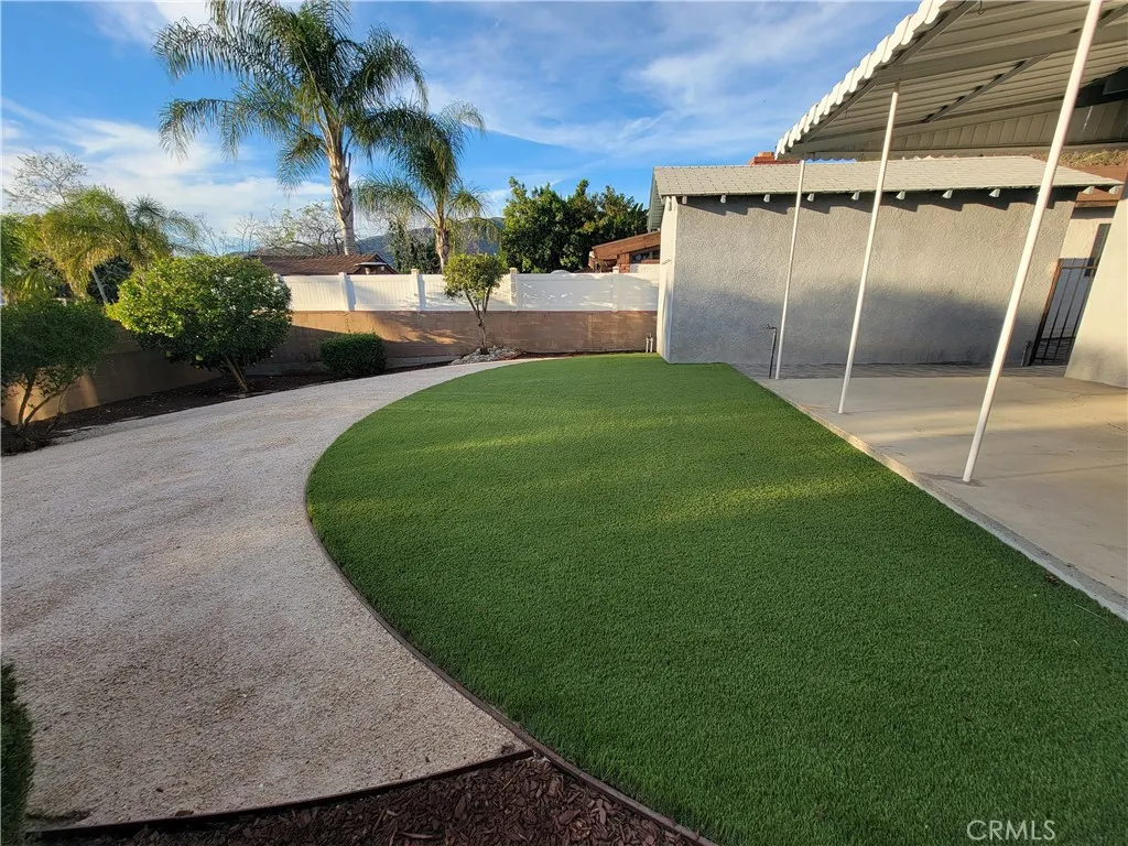 Newly Landscaped Backyard