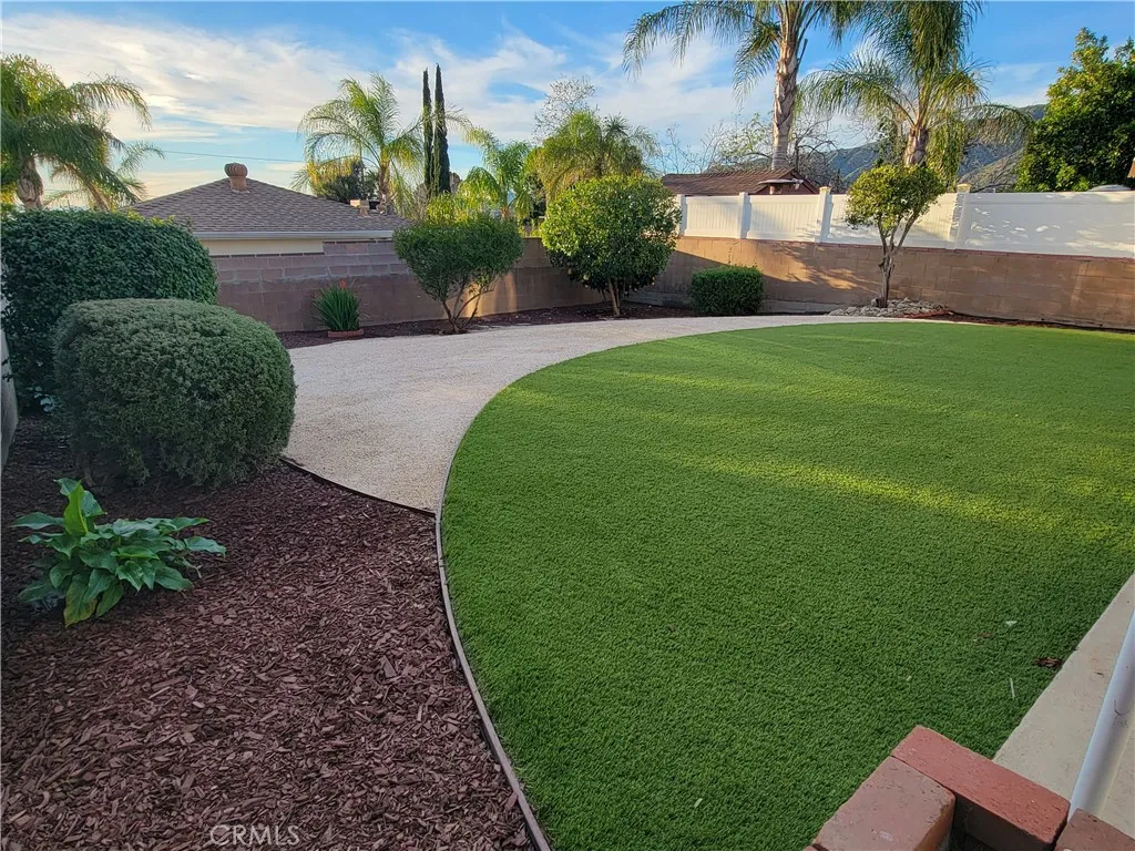 Newly Landscaped Backyard