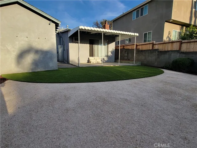 Newly Landscaped Backyard