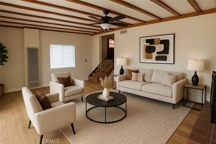 Living Room Staged