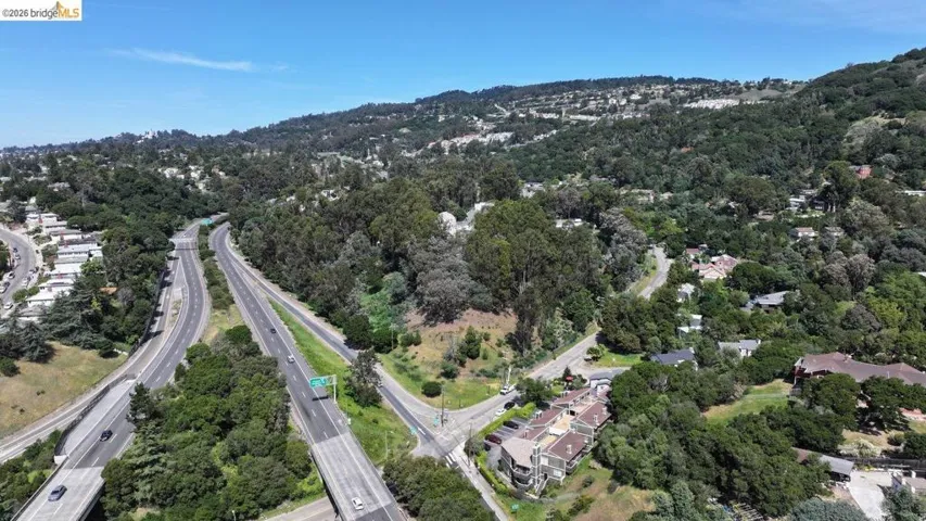 Drone / aerial view of a heavily wooded area