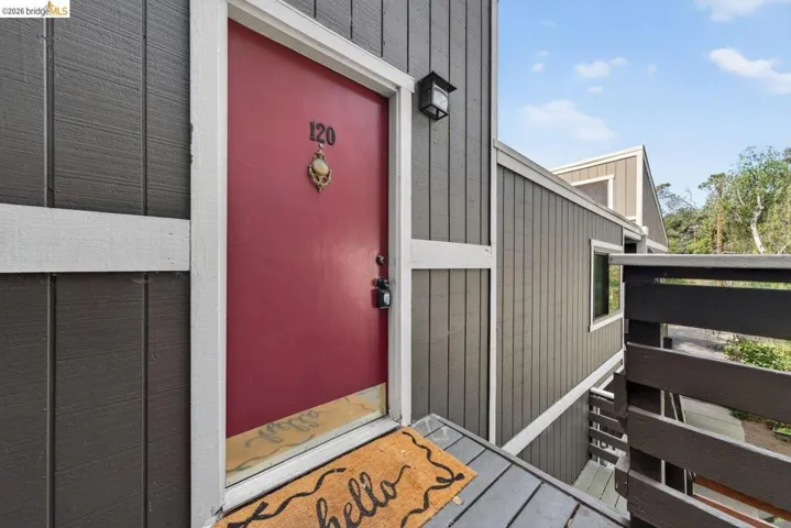View of exterior entry