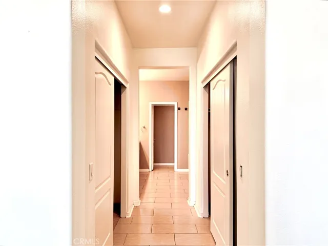 Master bedroom closet to bathroom