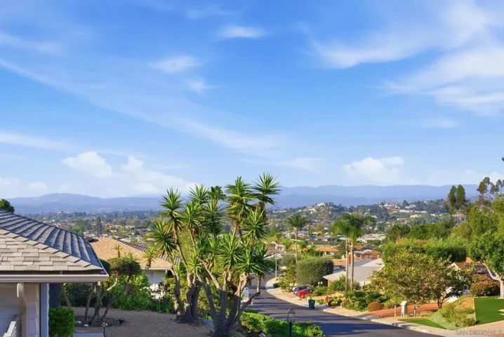 Gorgeous view off front of house