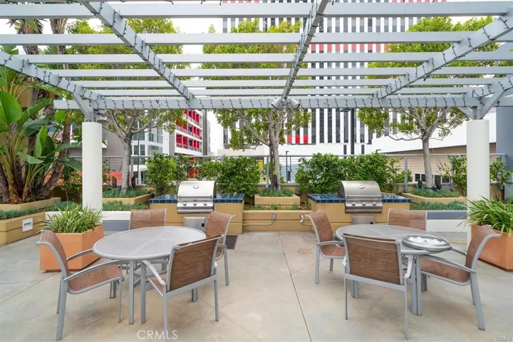 BBQ area by the swimming pool