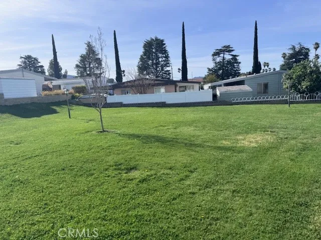 Community park behind rear yard