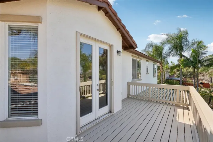 Private balcony with space to relax and enjoy the surrounding views