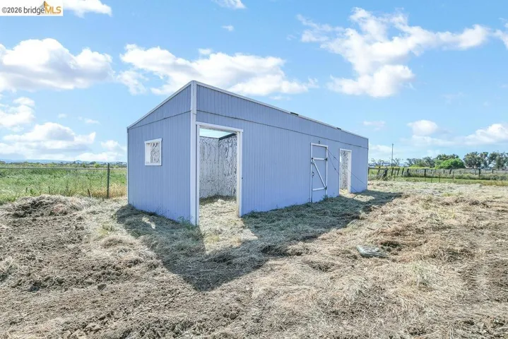 View of pole building
