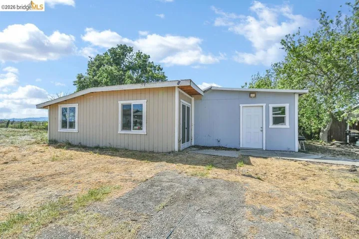 Back of property