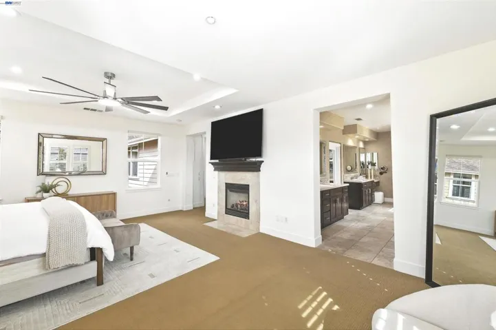 WITH COZY FIREPLACE & FAN