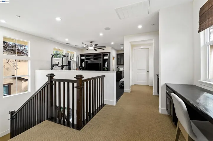 UPPER LANDING AREA WITH BUILT-IN DESK