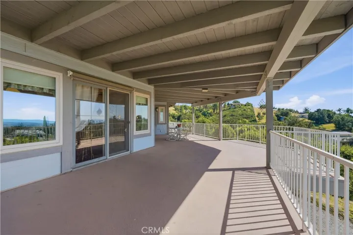Balcony with Forever Views of Wine Country