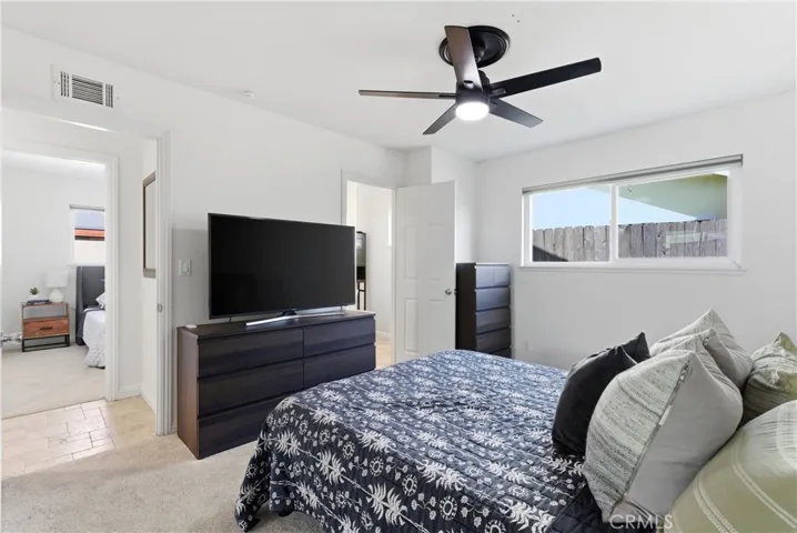 Primary bedroom with ensuite bathroom access