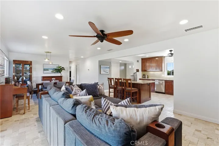 This open floorplan brings in plenty of space and light