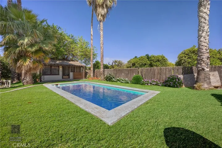 Digitally staged with water and greener grass