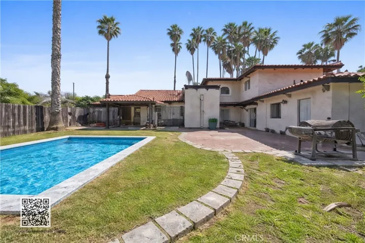 Digitally staged with water