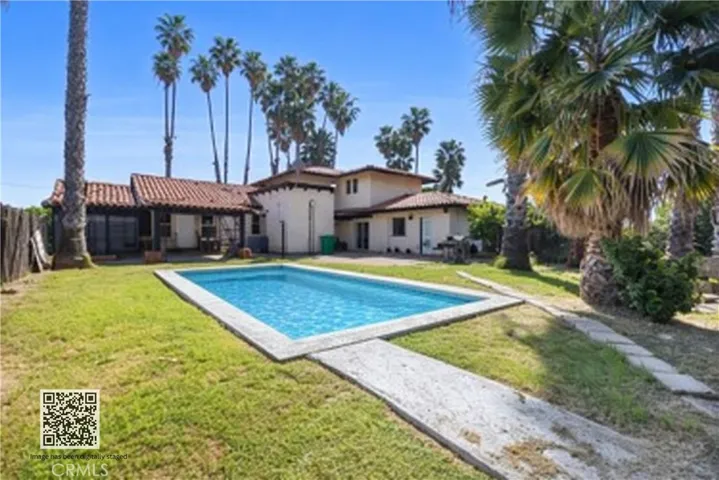 Digitally staged with water