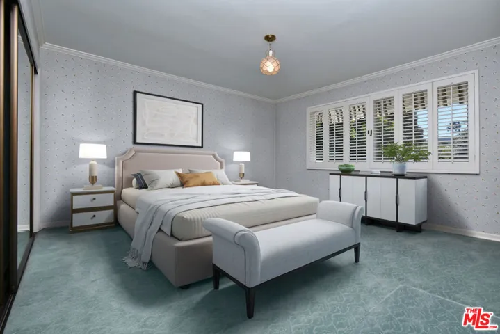 Virtally Staged Third Bedroom