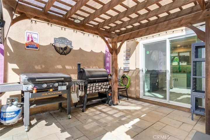 Spacious patio