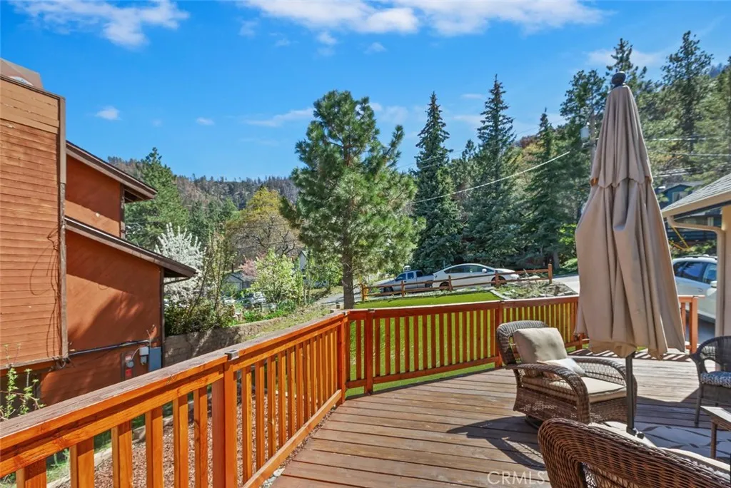 Relax and reflect out here on the beautiful deck.
