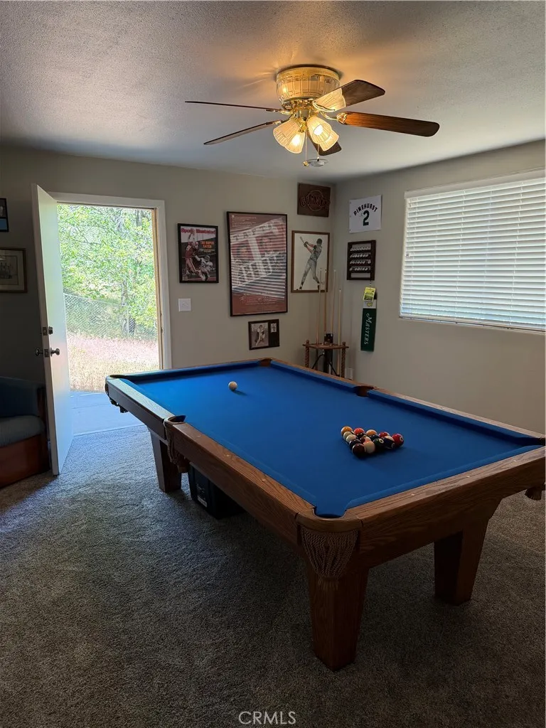 Outside access from the pool table room.