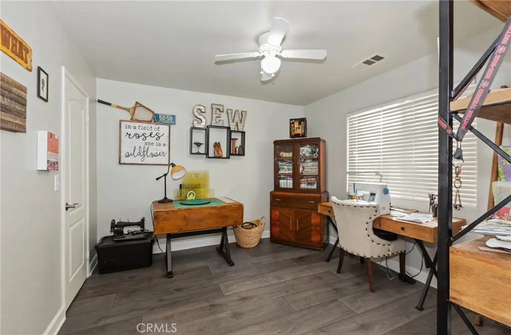 Third bedroom on mail level.  Makes for a beautiful craft room or to sleep peacefully.