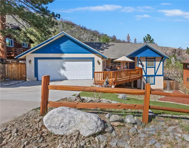 Front entry with garage access.