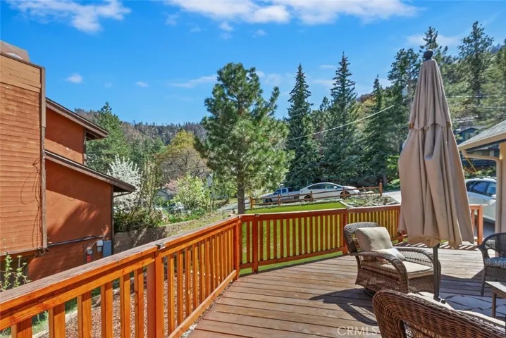 Relax and reflect out here on the beautiful deck.