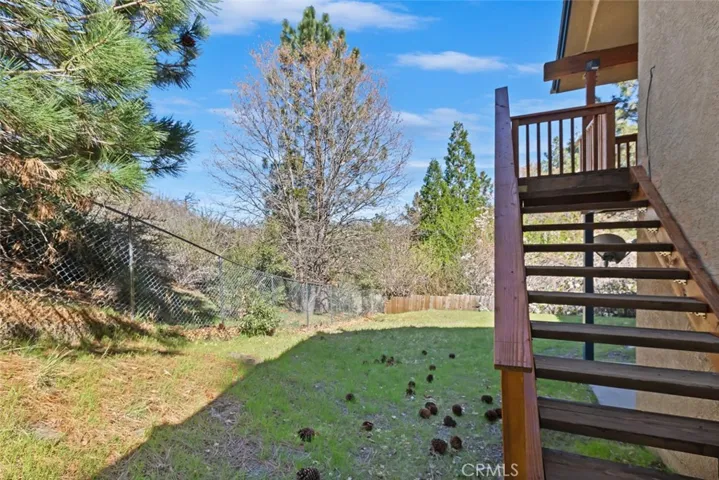 Grounds below on of the rear decks.