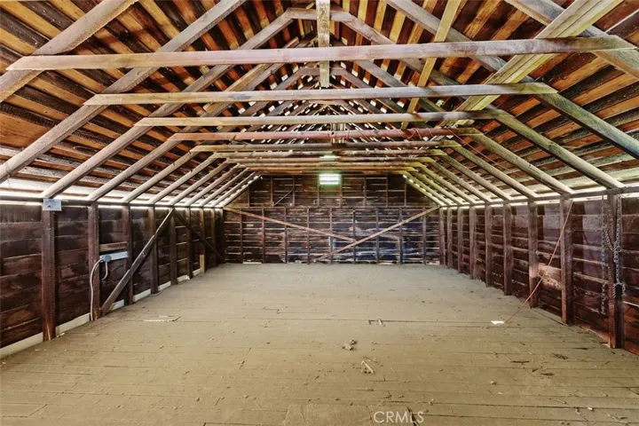 Space above garage