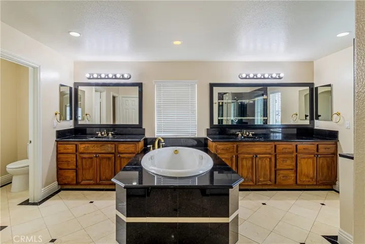 Primary double Vanity area.