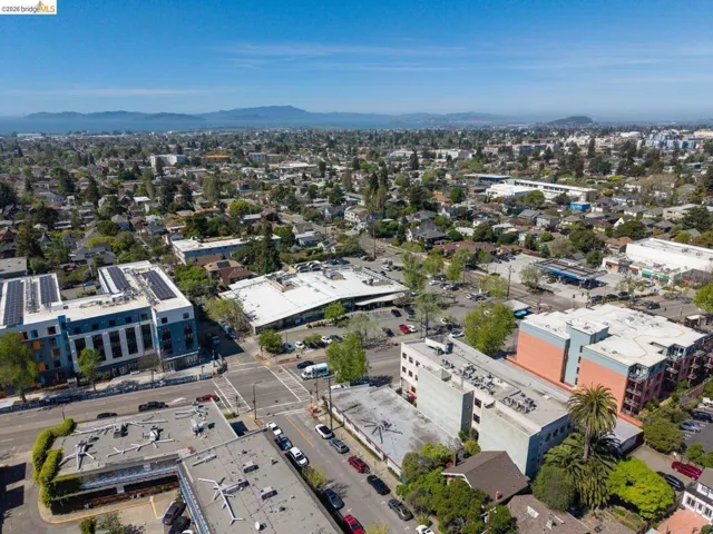 Bird's eye view of a mountain backdrop