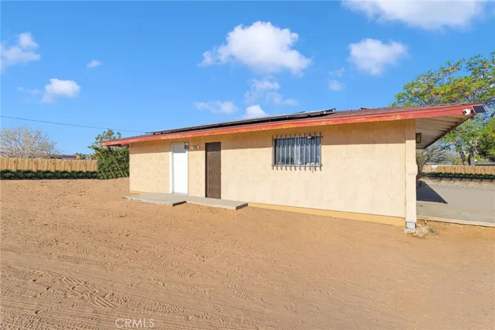 Back entrance - 1 bedroom unit