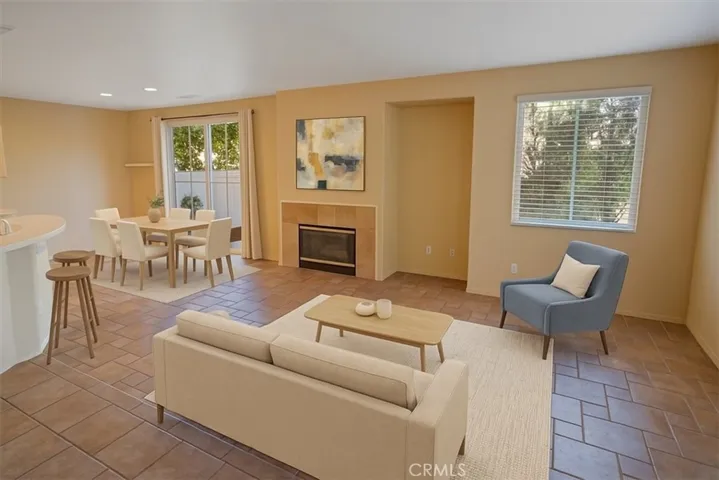 Entry to Living Room and Dining Room