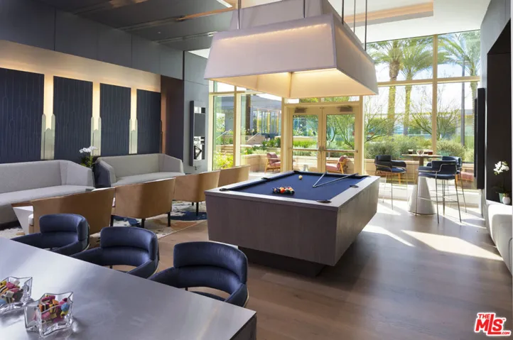 Billiard room.