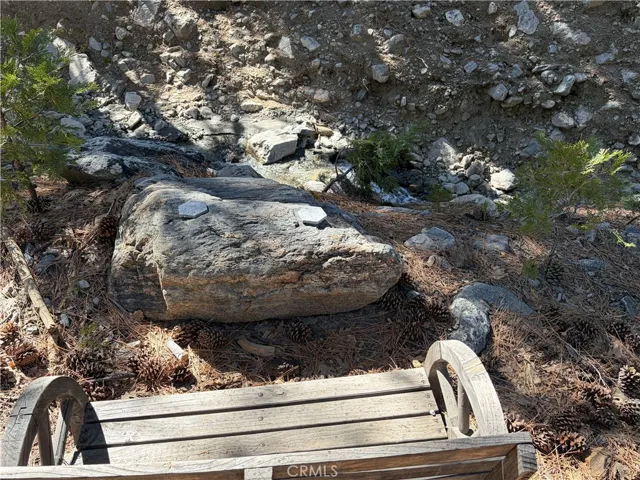 BENCH WITH STREAM