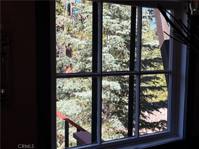 OUTSIDE VIEW FROM DINING AREA WINDOW