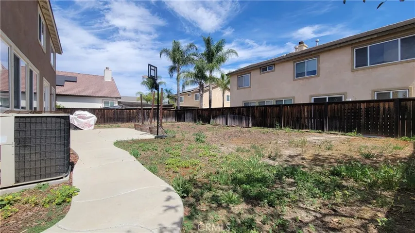 Extra large back yard